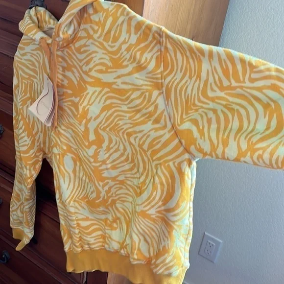 STINE GOYA Yellow Patterned Hoodie - Picture 2 of 5